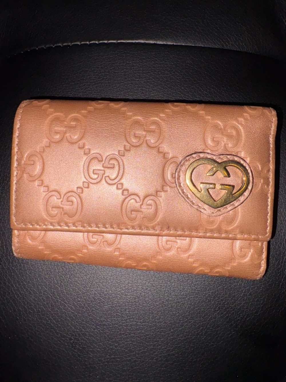GUCCI Guccisima compact wallet key holder